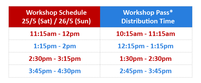 Workshop schedule-en