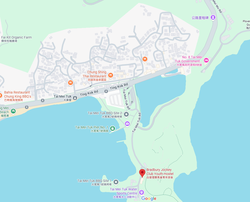 YHA Map