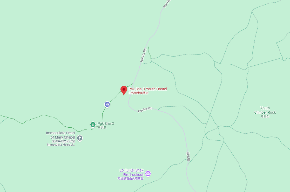 YHA Map